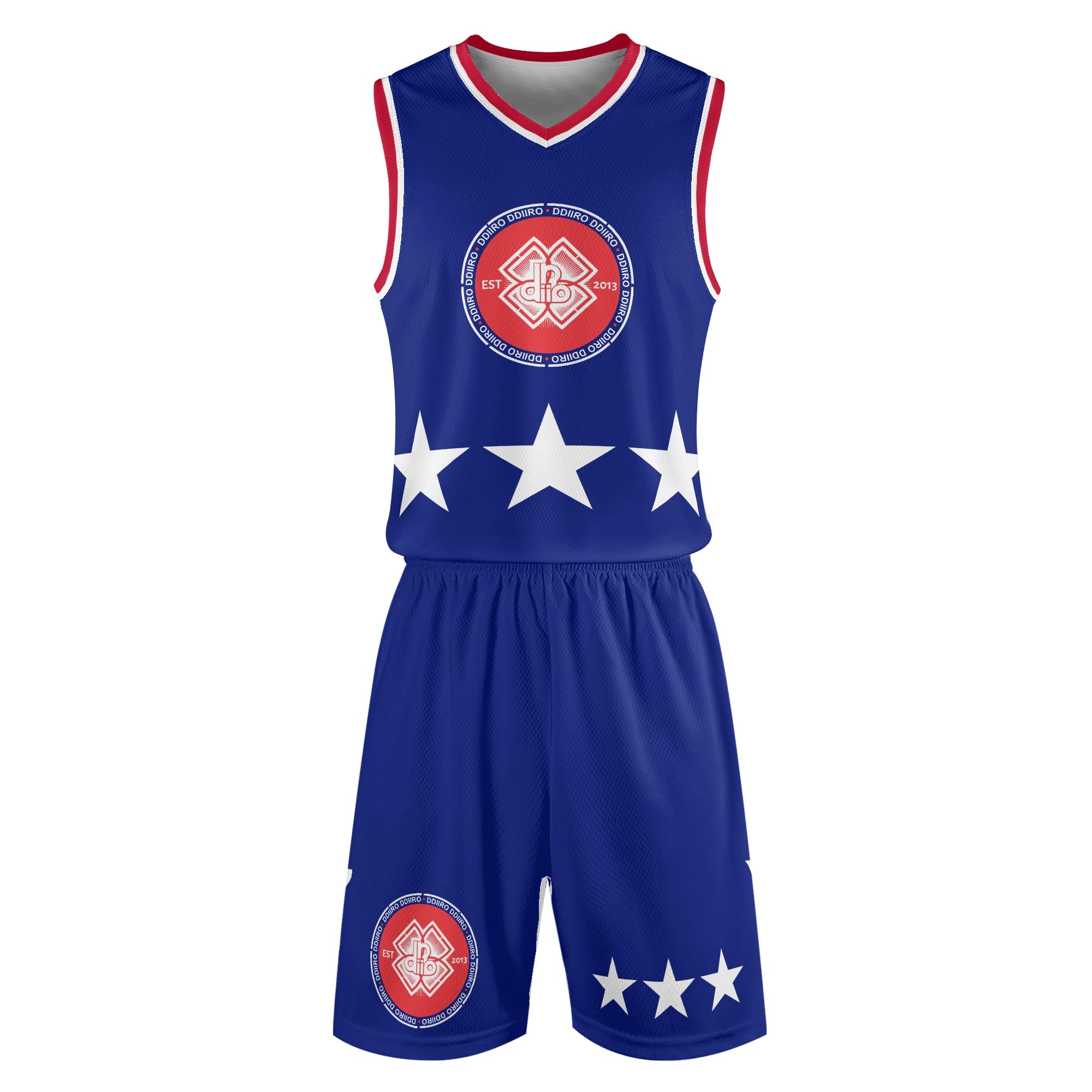 Adult Basketball Sports Uniform Jersey & Shorts Ddiiro
