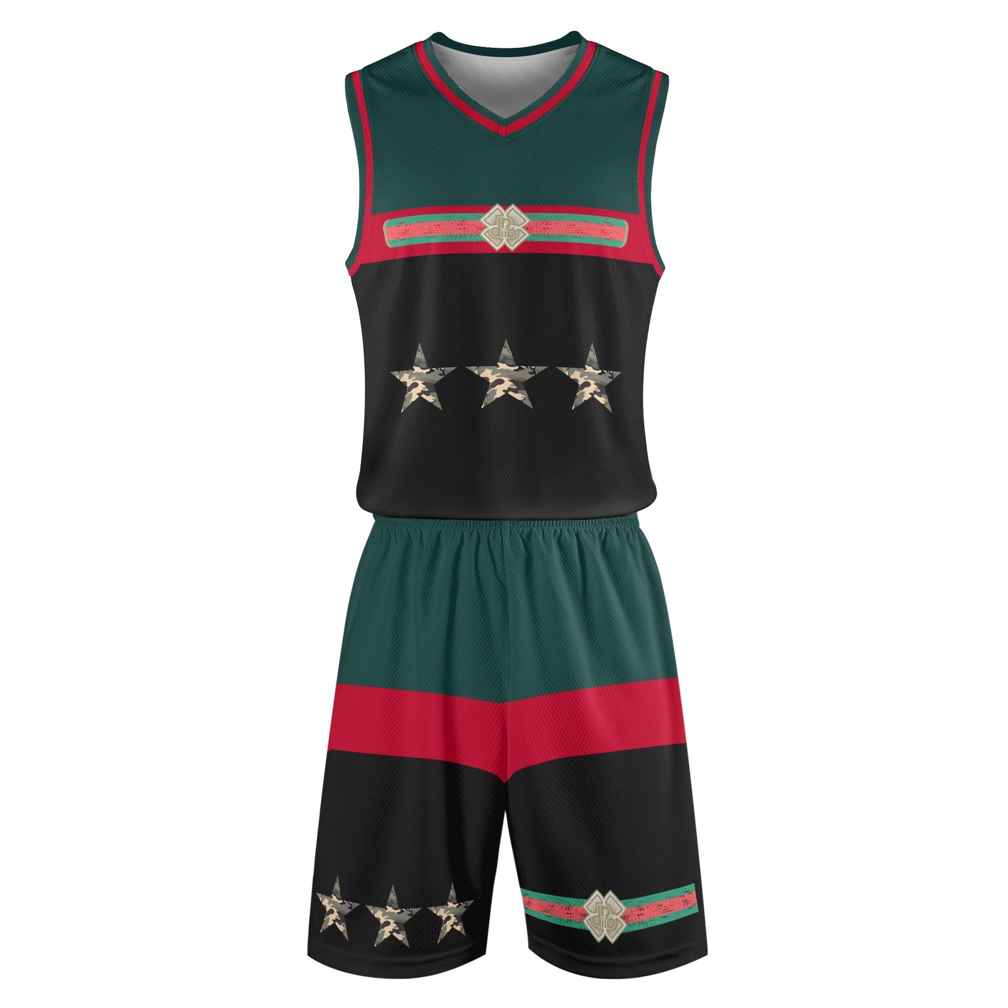 Adult Basketball Sports Uniform Jersey & Shorts Ddiiro