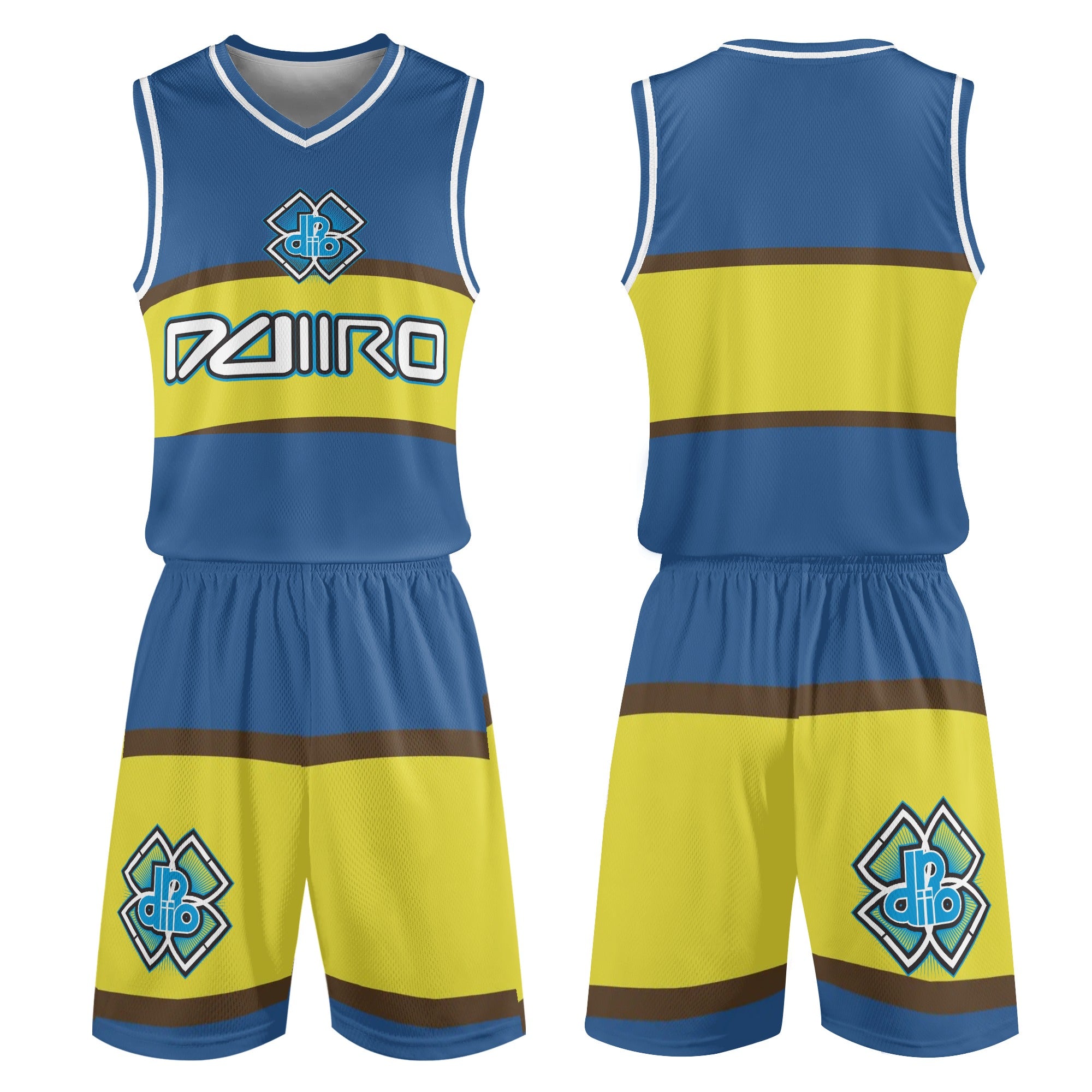 Adult Basketball Sports Uniform Jersey &amp; Shorts