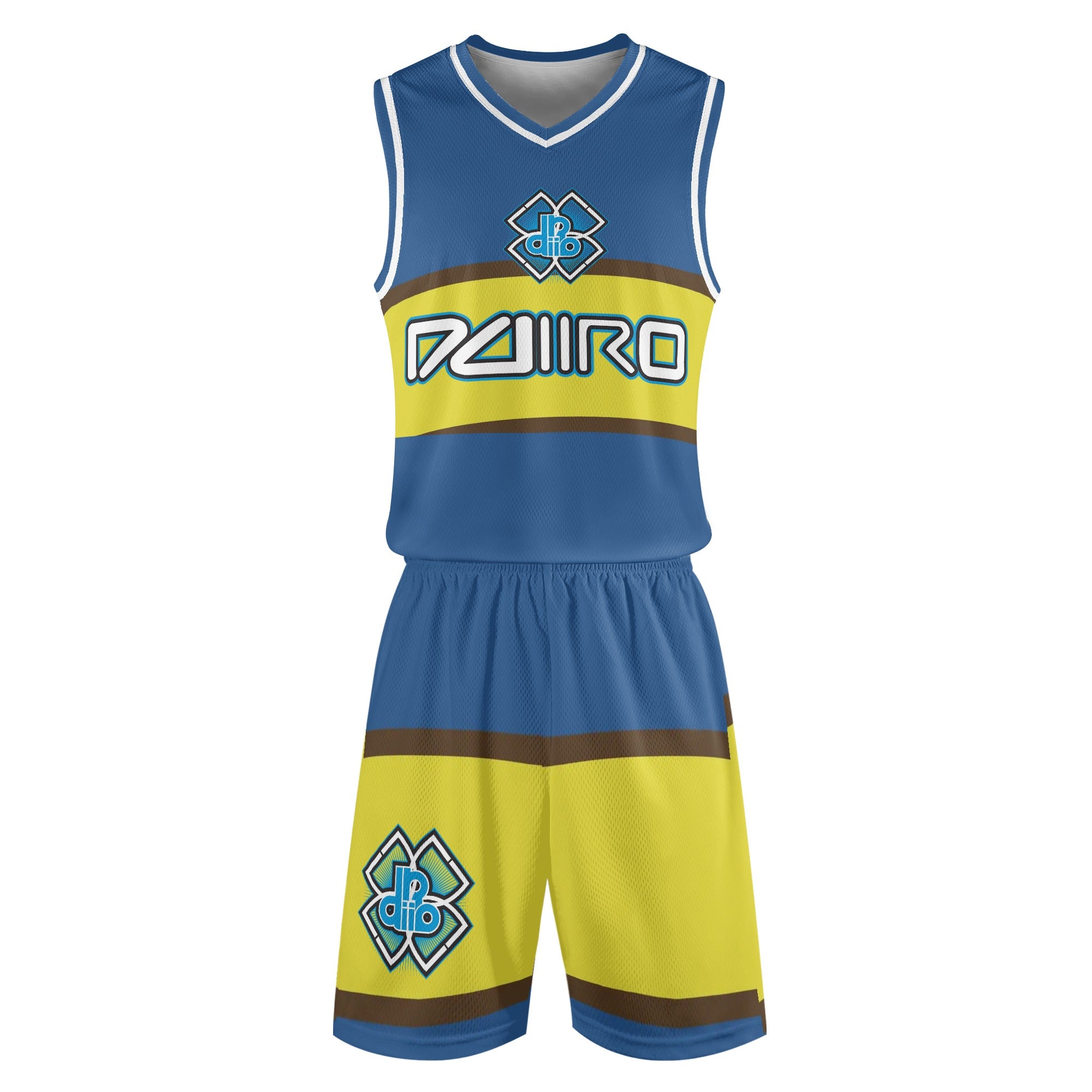 Adult Basketball Sports Uniform Jersey & Shorts