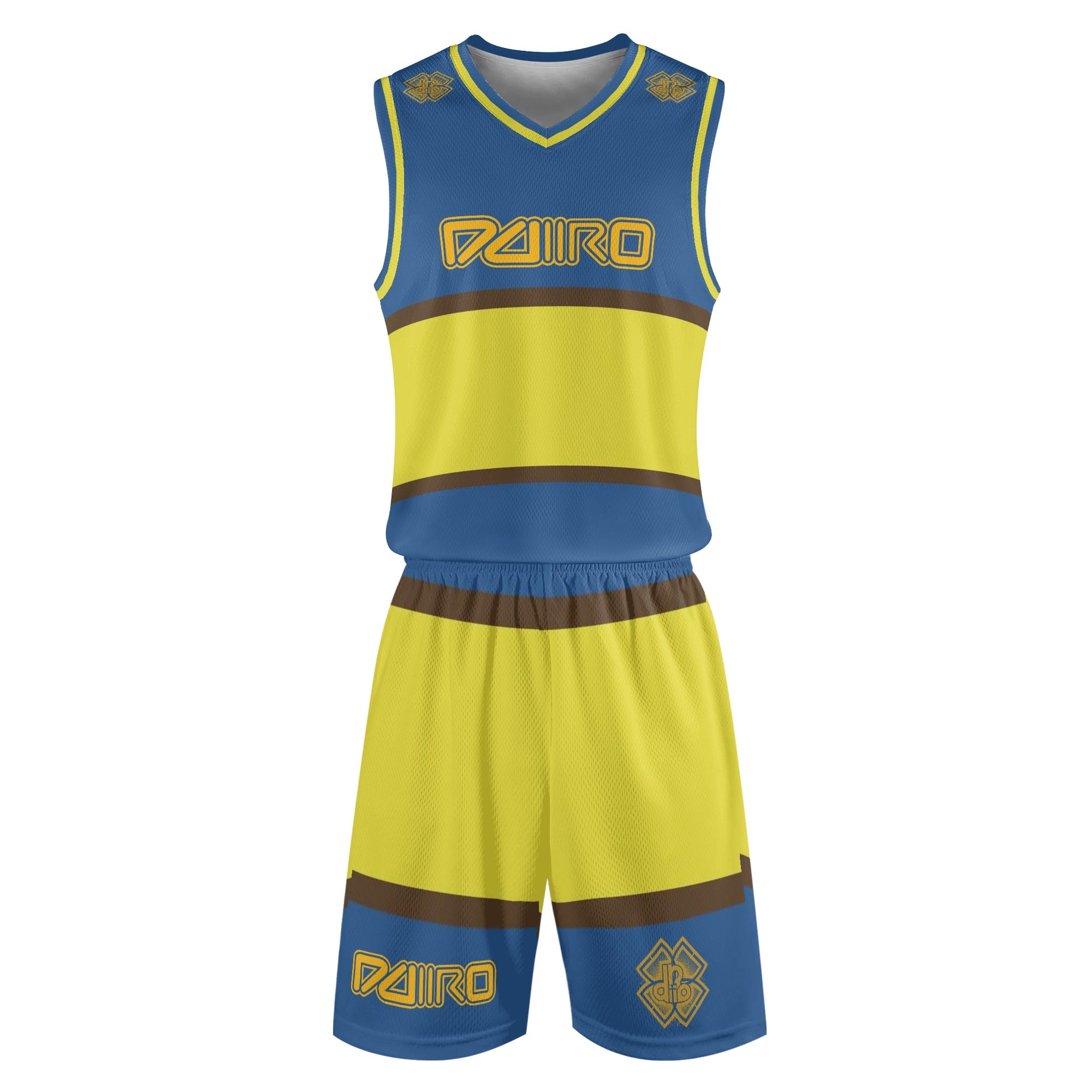 Adult Basketball Sports Uniform Jersey & Shorts DDIIRO