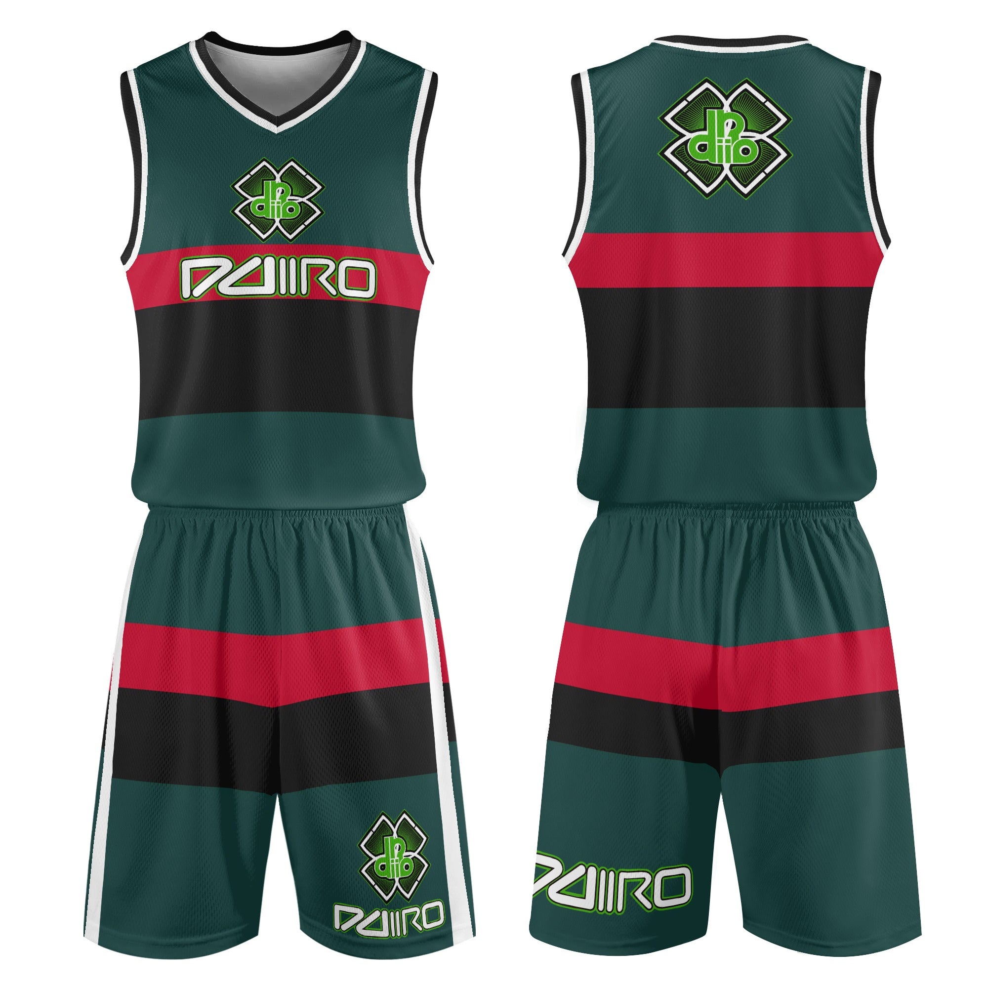 Adult Basketball Sports Uniform Jersey & Shorts