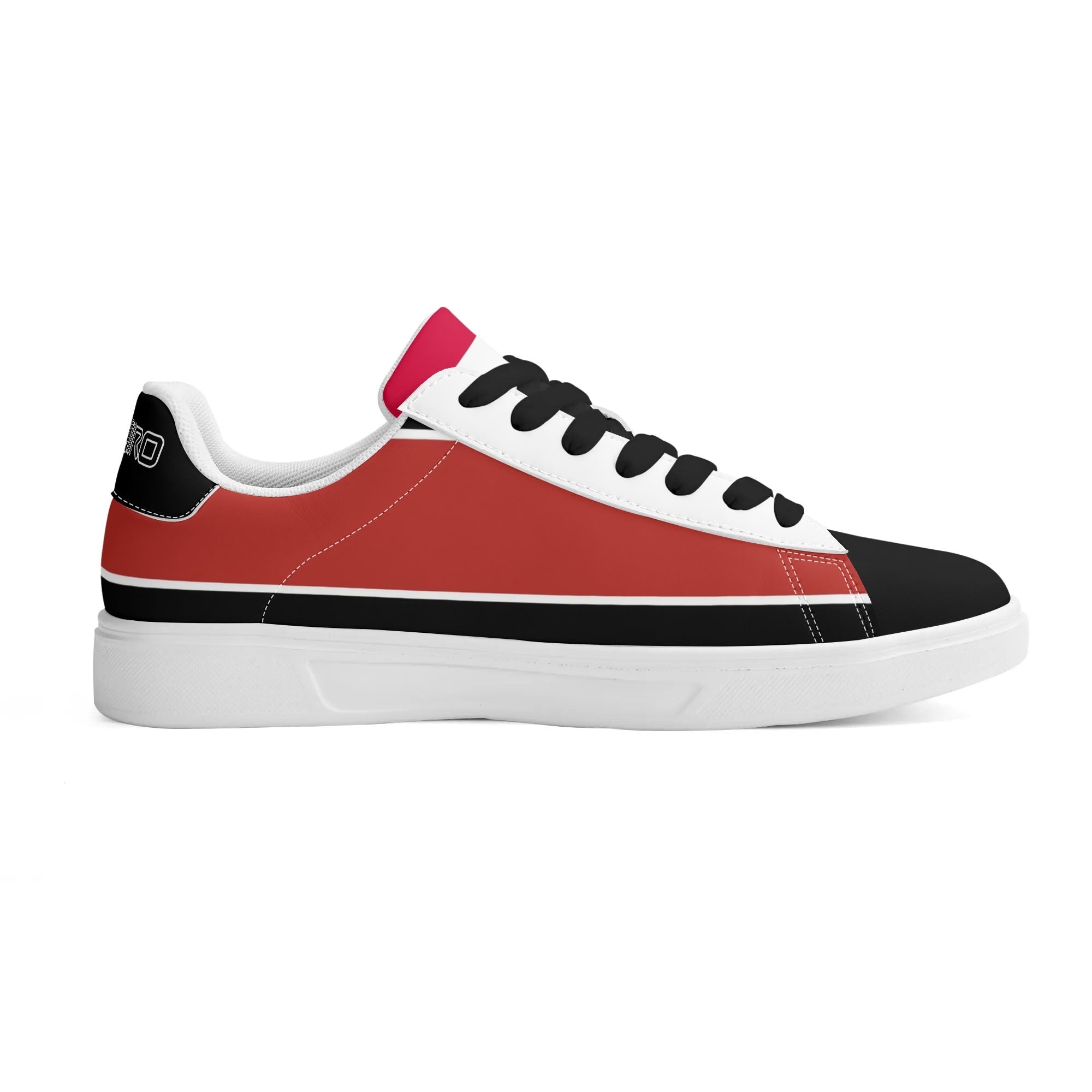 DDIIRO Lightweight Low Top Leather Sneaker