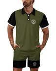 Short Sleeve Men's POLO Shirt Set