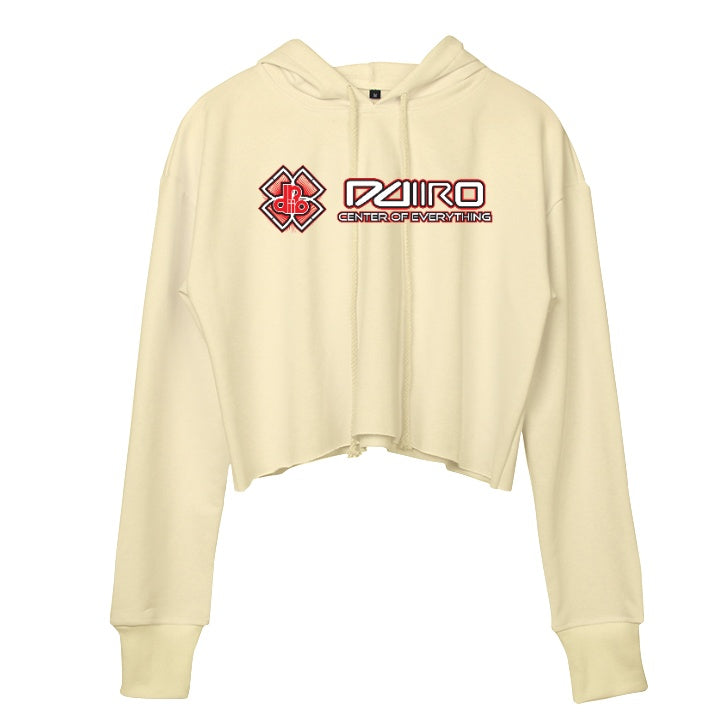 DDIIRO Women's Style Statement Fleece Crop Hoodie
