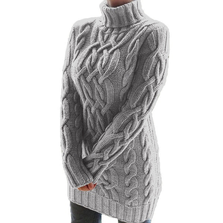 Vintage Lapel Sweater Dress