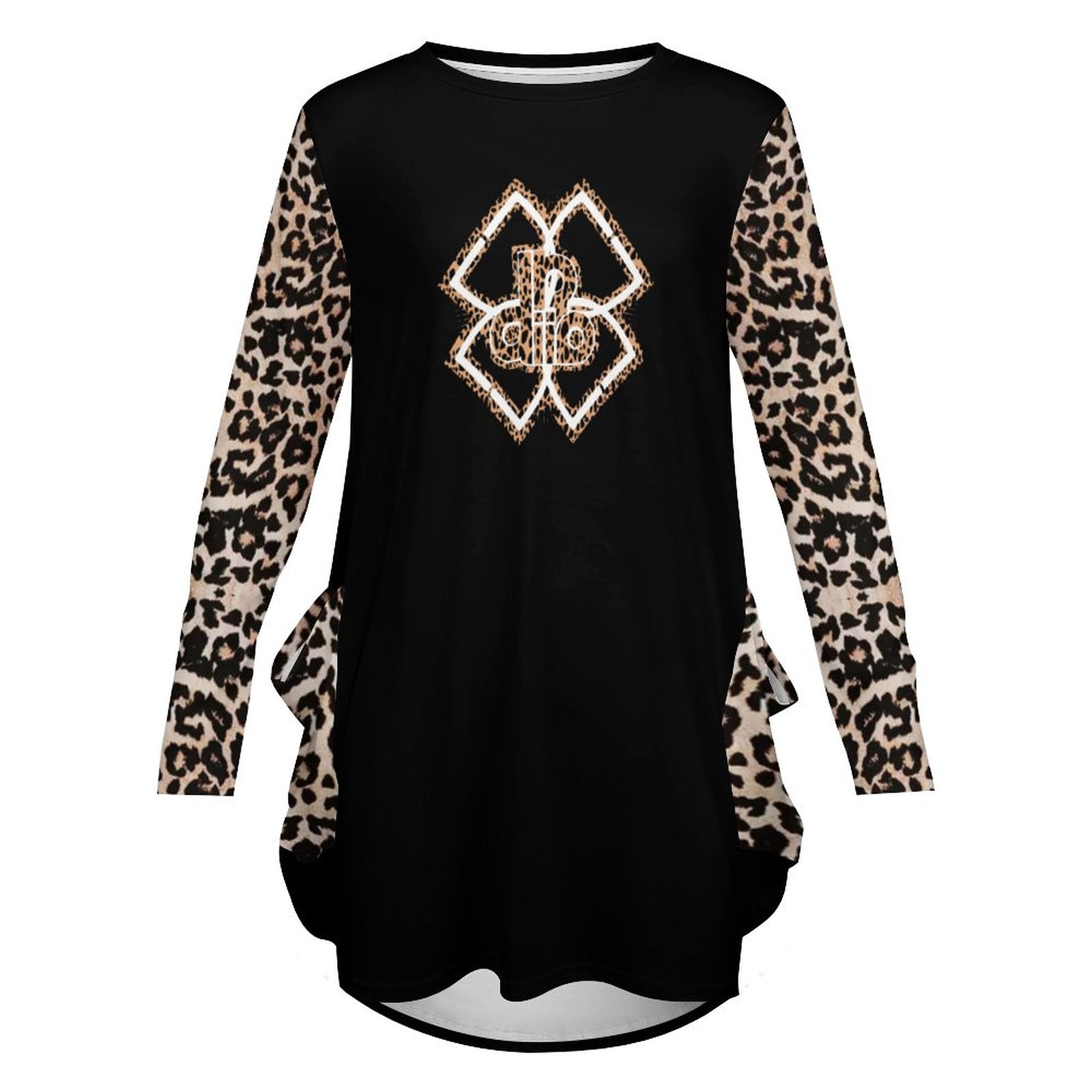 Women Loose Long-sleeve Dress