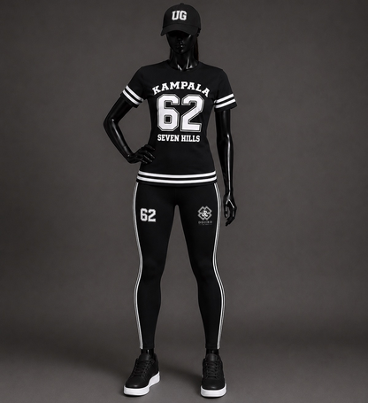 KAMPALA 62 Seven Hills Women’s Performance Set – Black & White