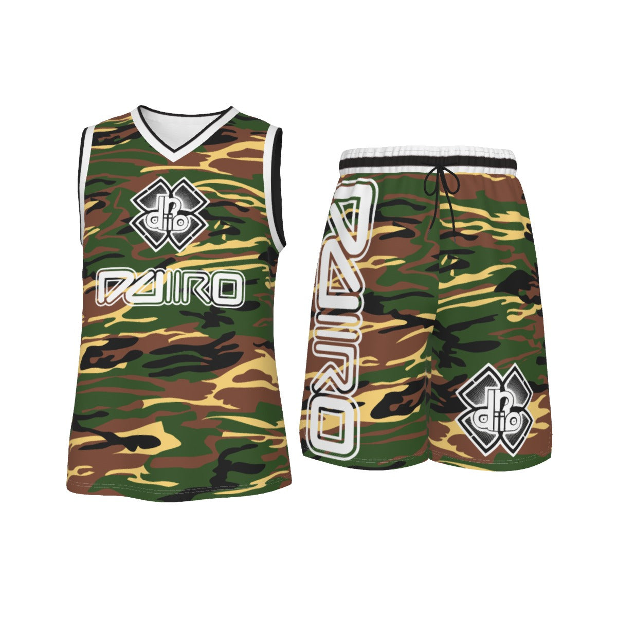 DDIIRO Men's V Neck Basketball Jersey
