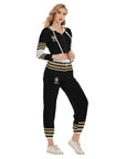 Cropped Hoodie Sports Set