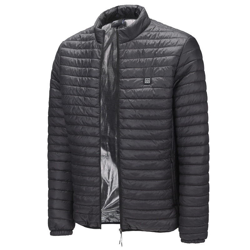 Unisex USB Heated Winter Jacket – 4-Zone Thermal Coat