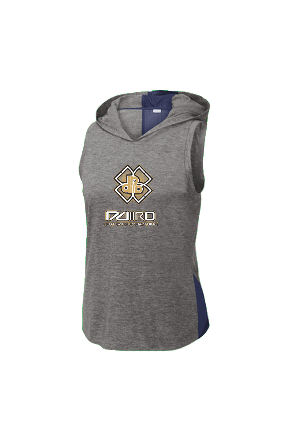 True Navy/ Dark Grey Heather Hoodie Tank