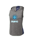 True Navy/ Dark Grey Heather Hoodie Tank