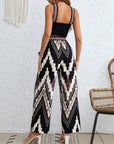 Wide Strap Sleeveless Top and Pants Set