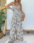 Full Size Spaghetti Strap Wide Leg Jumpsuit