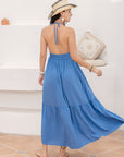 Halter Neck Maxi Cami Dress