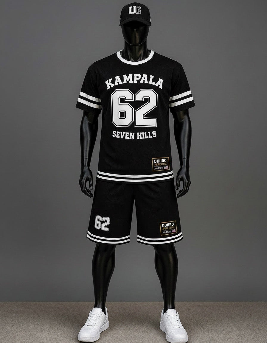 DDIIRO Kampala 62 Seven Hills Heritage Jersey Set – Black