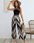 Wide Strap Sleeveless Top and Pants Set