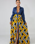 The Influence of Traditional African Prints on Modern Spring and Summer Fashion A Study of Long Dresses for Women"