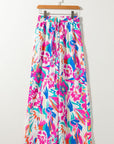 Printed Wide Leg Pants