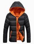 Jackets Men Winter Casual Outwear Windbreaker Slim Fit Hooded Fashion Overcoats