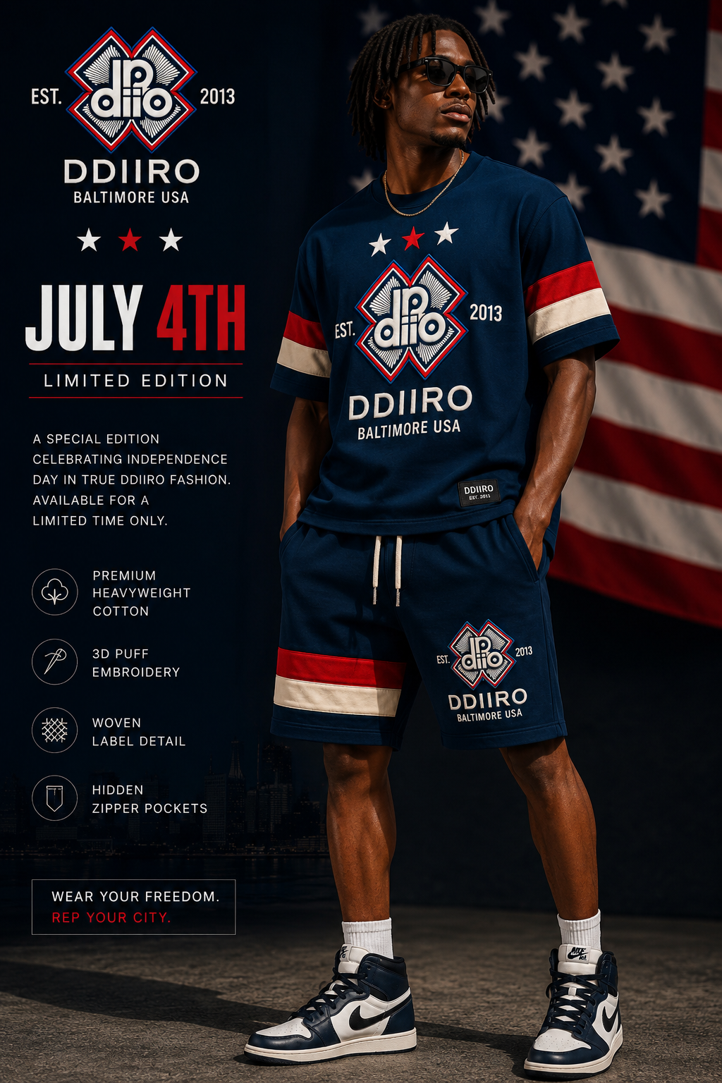 DDIIRO July 4th Limited Edition Freedom Collection