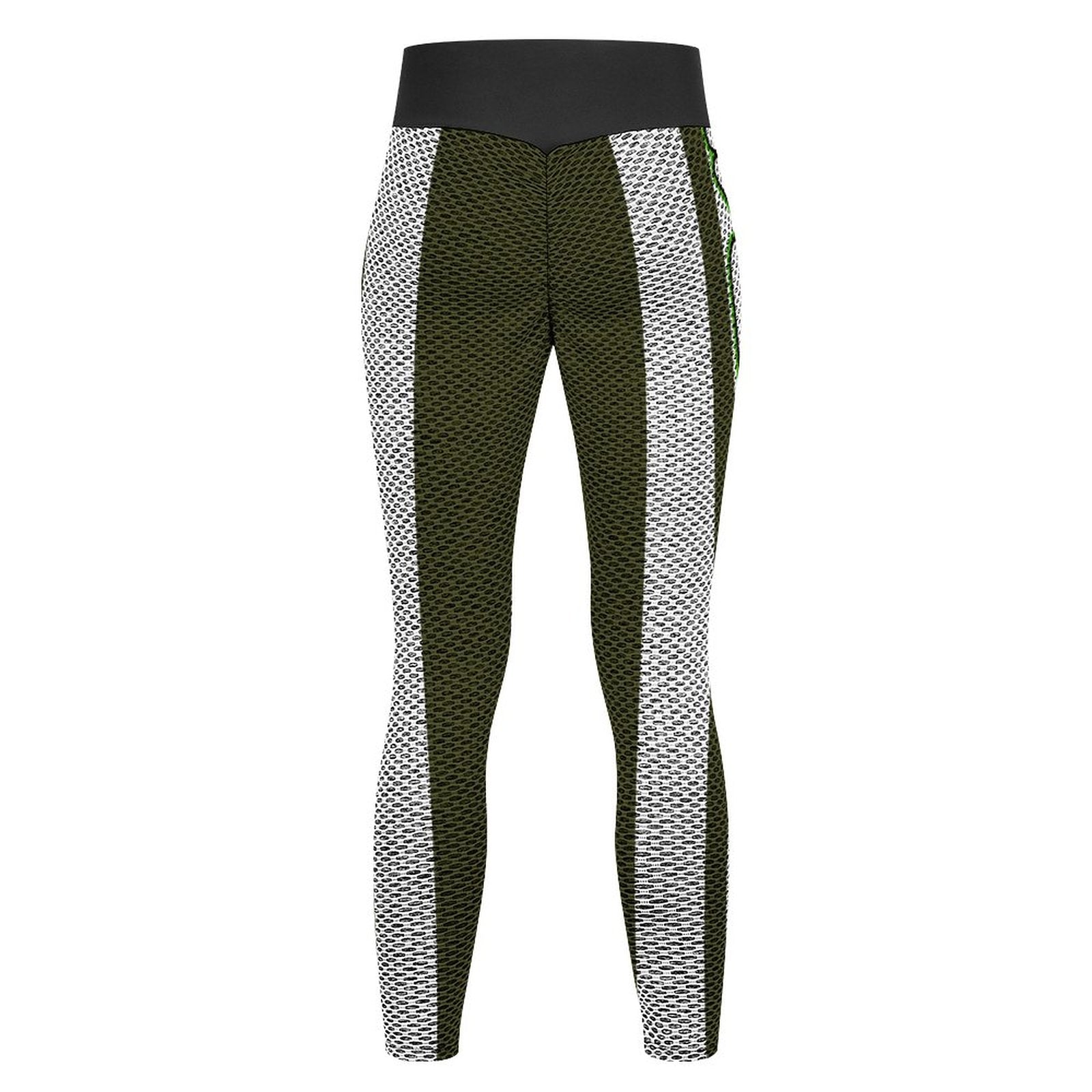 Honeycomb Textured Yoga Pants for Women