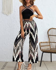 Wide Strap Sleeveless Top and Pants Set