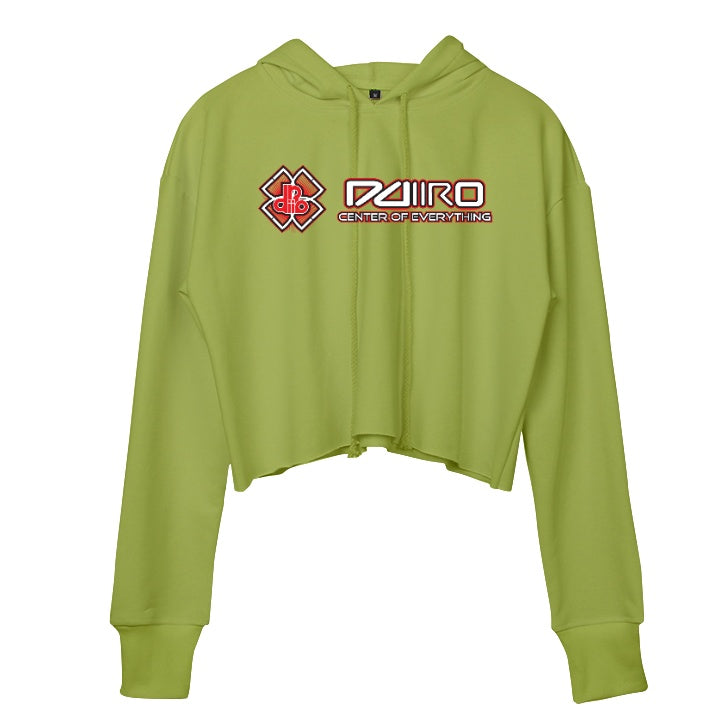 DDIIRO Women's Style Statement Fleece Crop Hoodie