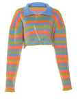 vY2K Striped Knitted