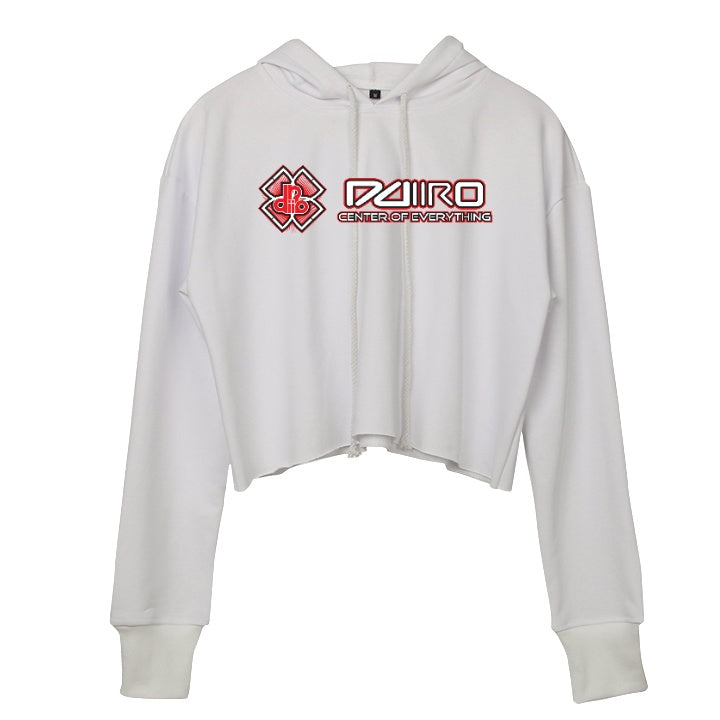 DDIIRO Women's Style Statement Fleece Crop Hoodie