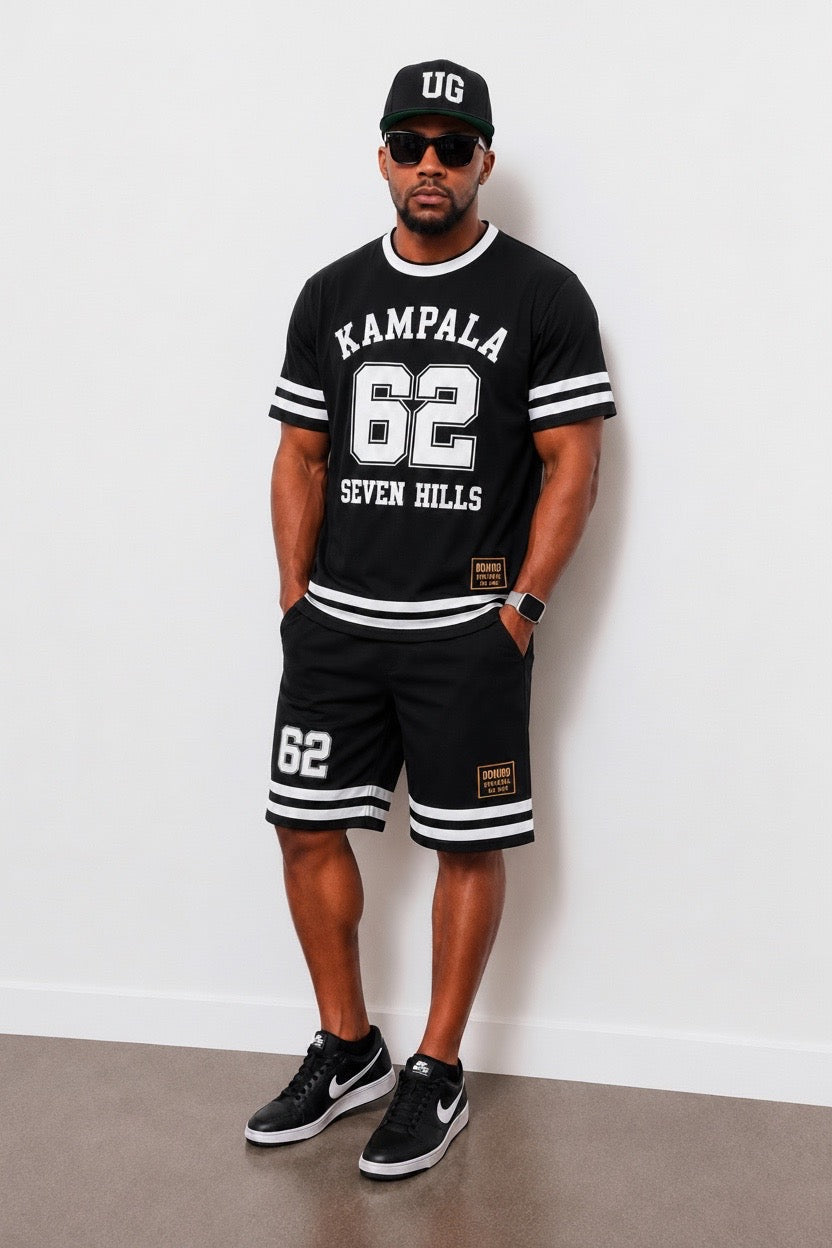 DDIIRO Kampala 62 Seven Hills Heritage Jersey Set – Black