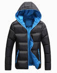 Jackets Men Winter Casual Outwear Windbreaker Slim Fit Hooded Fashion Overcoats