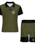 Short Sleeve Men's POLO Shirt Set