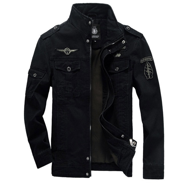 Men Cotton Military Jacket Men MA-1 Style Army Jackets DDIIRO jackets