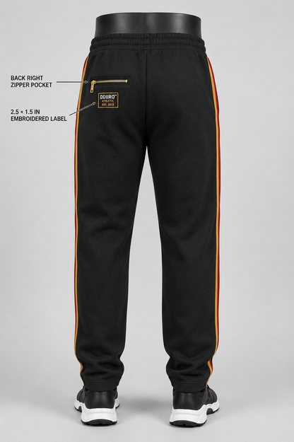 DDIIRO Pearl of Africa Premium Unisex Tracksuit – Midnight Black