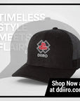 DDIIRO Six Panel Retro Trucker Cap