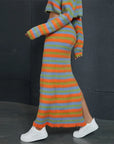 Y2K Striped Knitted