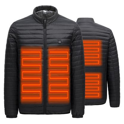 Unisex USB Heated Winter Jacket – 4-Zone Thermal Coat