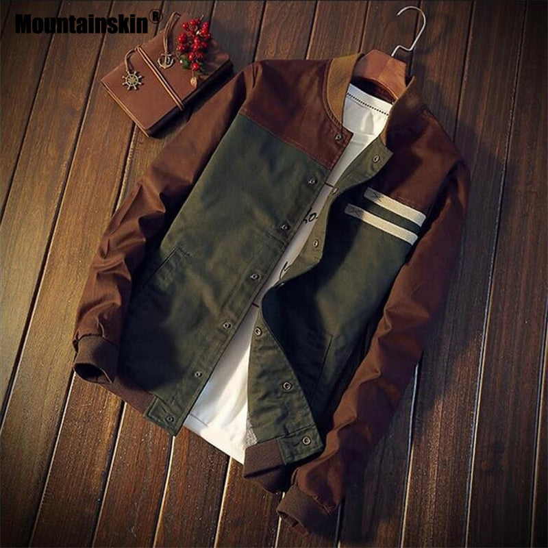 Autumn Military Style Slim Men&#39;s Jackets