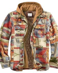 Men's Autumn Winter Plaid Shirt Jacket – Long Sleeve, Thick Collar, Outdoor Travel Coat