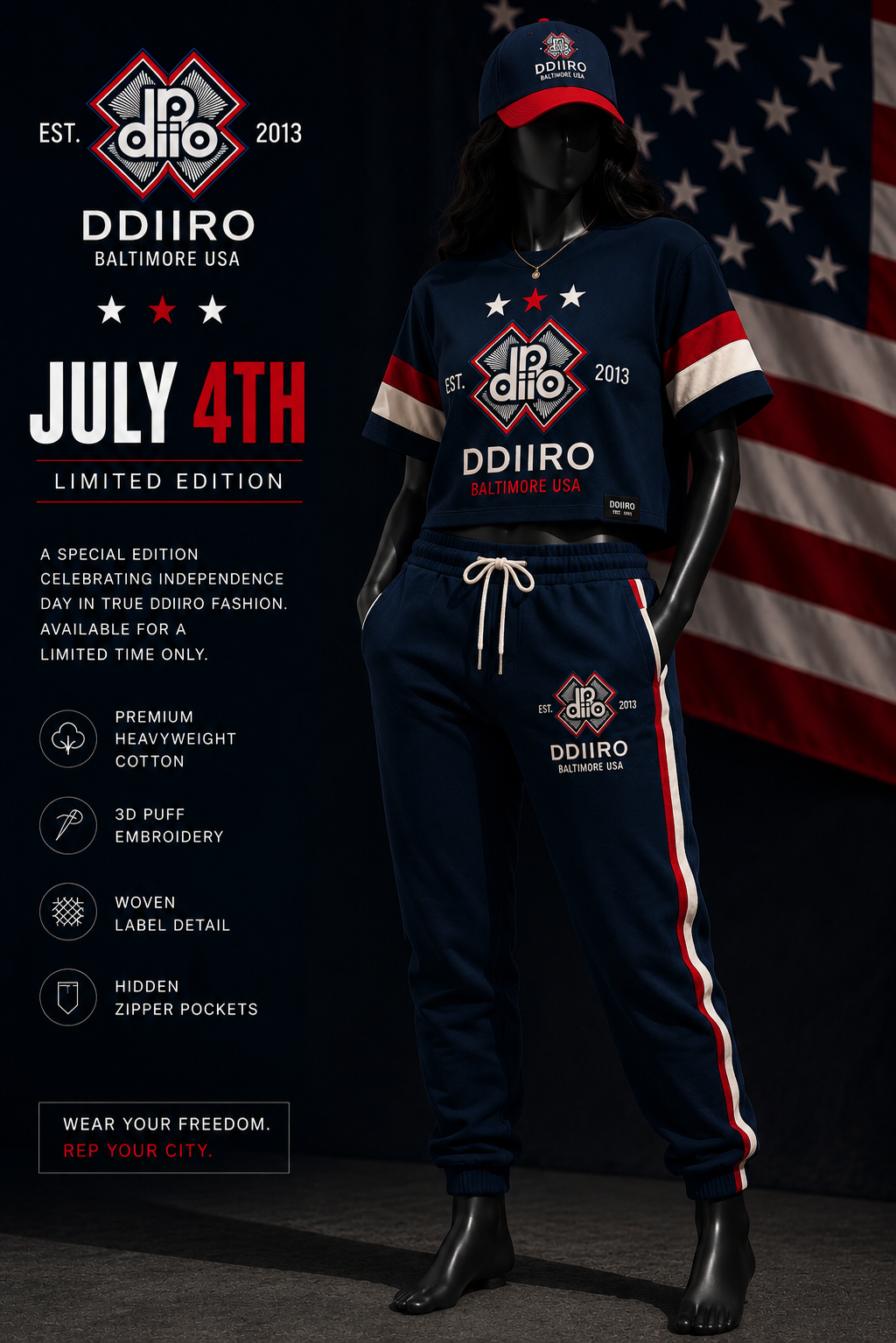 DDIIRO July 4th Limited Edition Freedom Collection