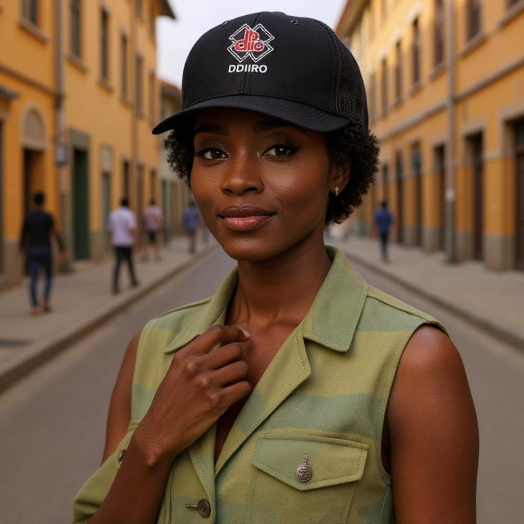 DDIIRO Six Panel Retro Trucker Cap