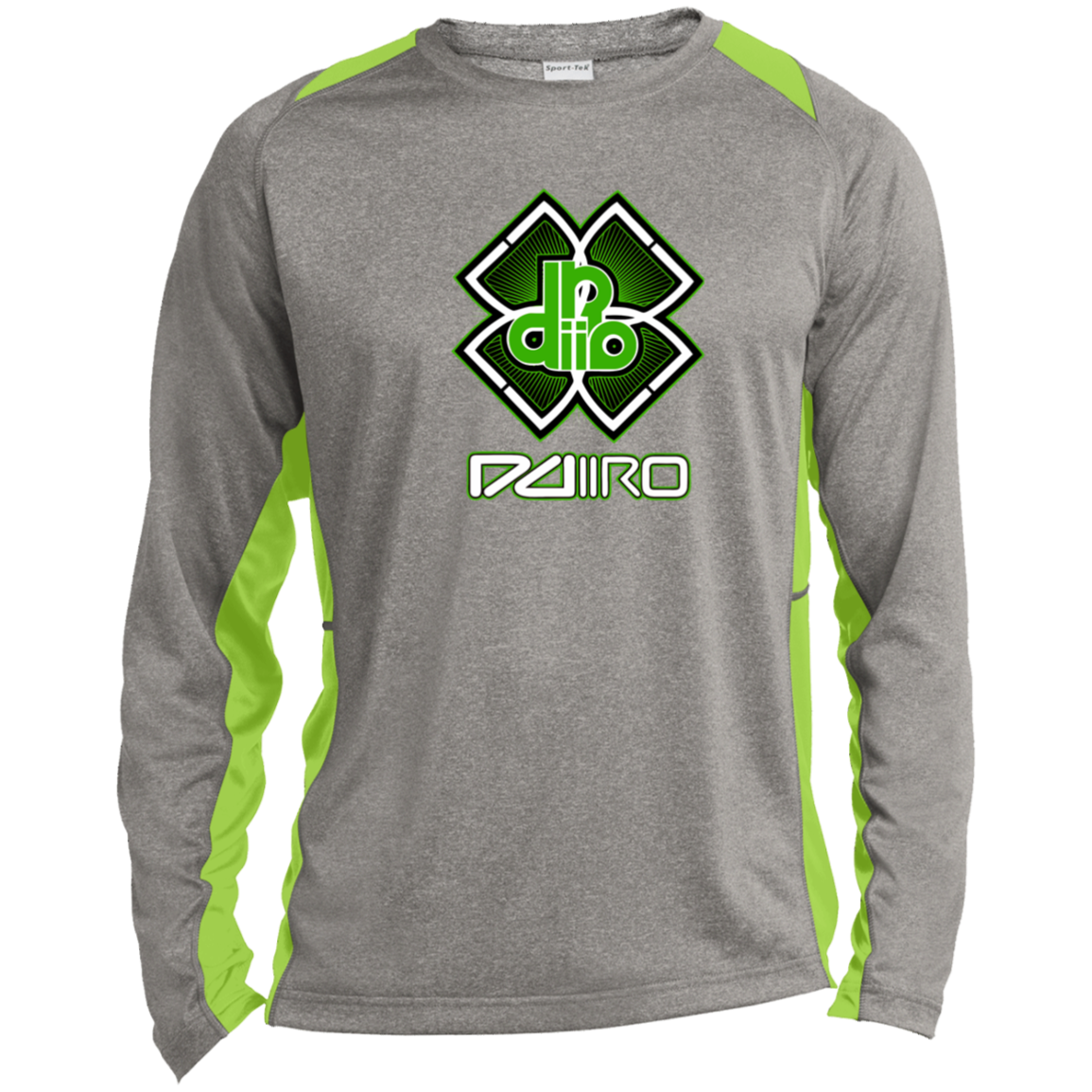 ST361LS Long Sleeve Heather Colorblock Performance Tee