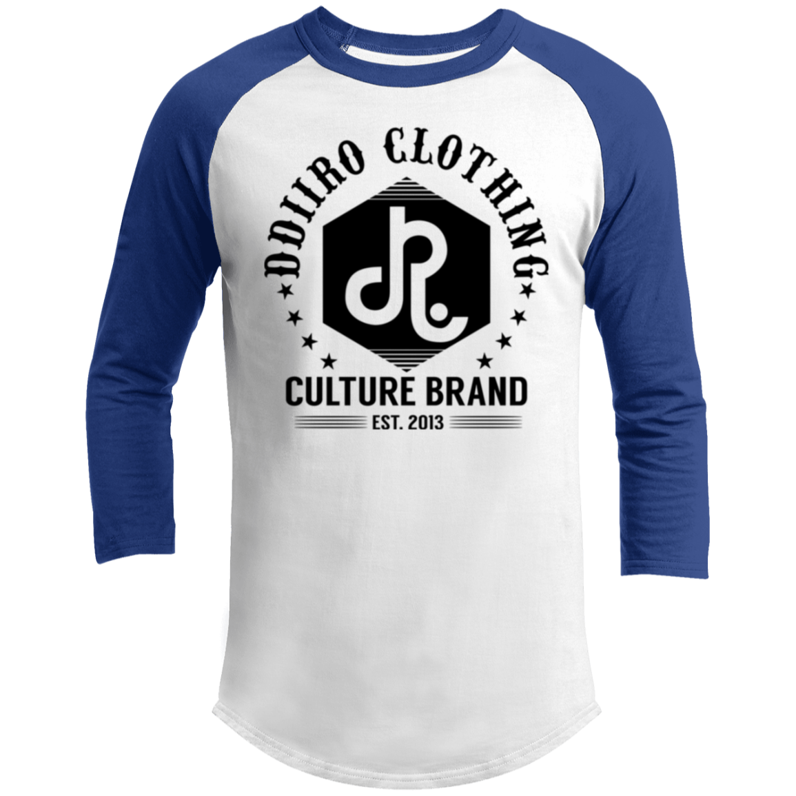 DDIIRO 3/4 Raglan Sleeve Shirt