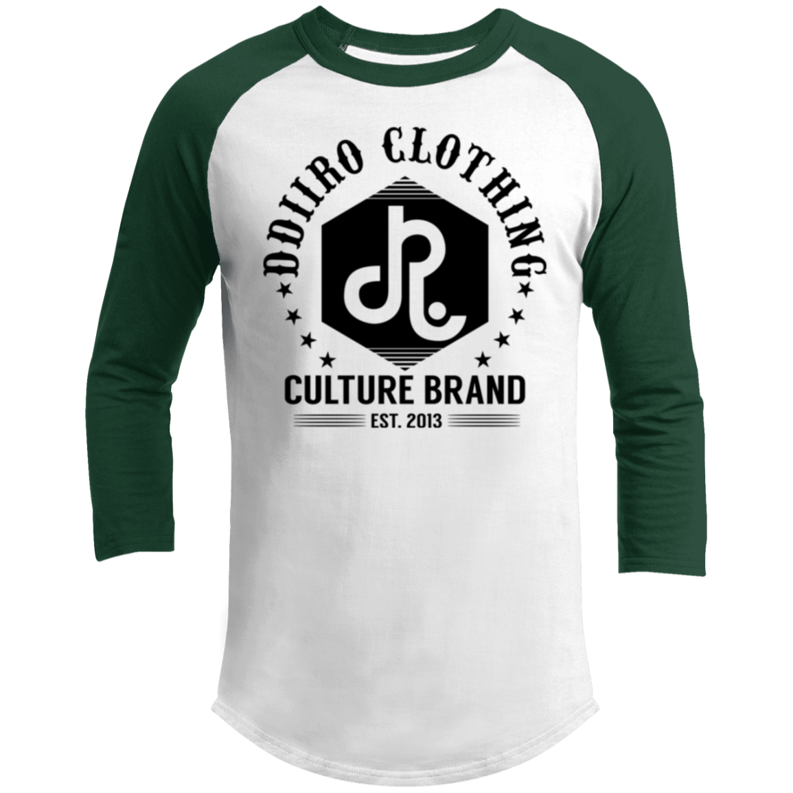 DDIIRO 3/4 Raglan Sleeve Shirt