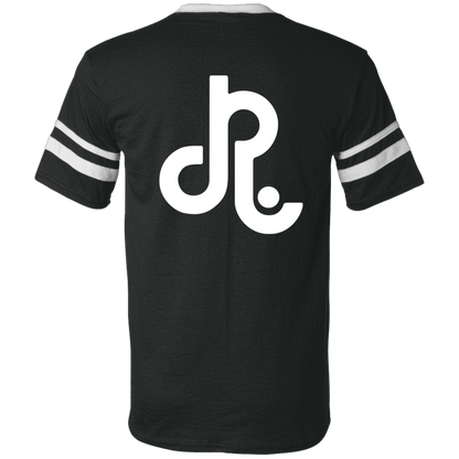 DDIIRO V-Neck Sleeve Stripe Jersey