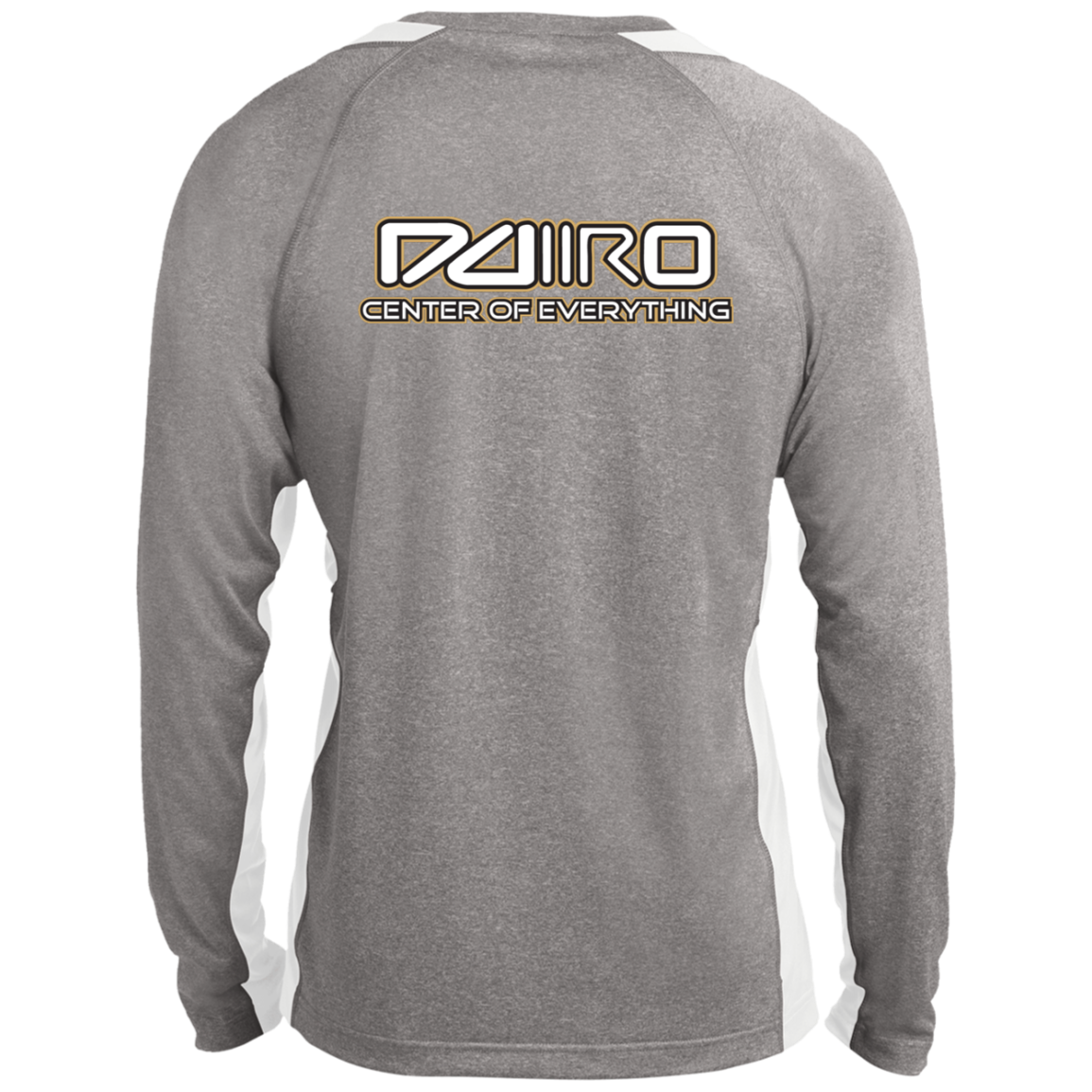 DDIIRO Long Sleeve Heather Colorblock Performance Tee