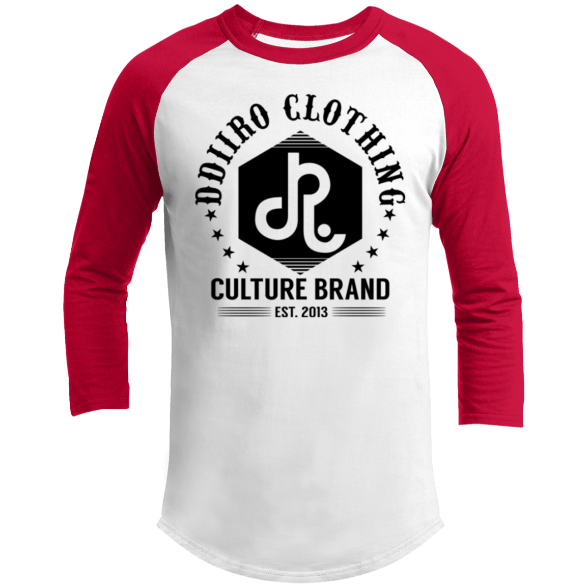 DDIIRO 3/4 Raglan Sleeve Shirt