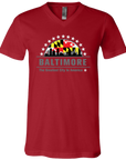 Baltimore Unisex Jersey V-Neck T-Shirt